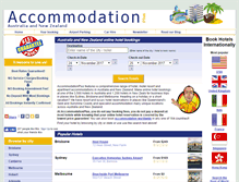 Tablet Screenshot of accommodationplus.com.au